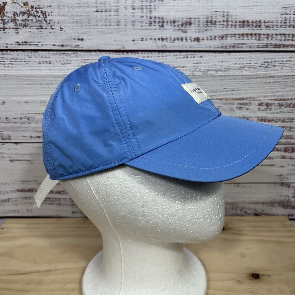 Rag & Bone New York Addison Baseball Cap Hat Blue Recycled Polyester Athletic